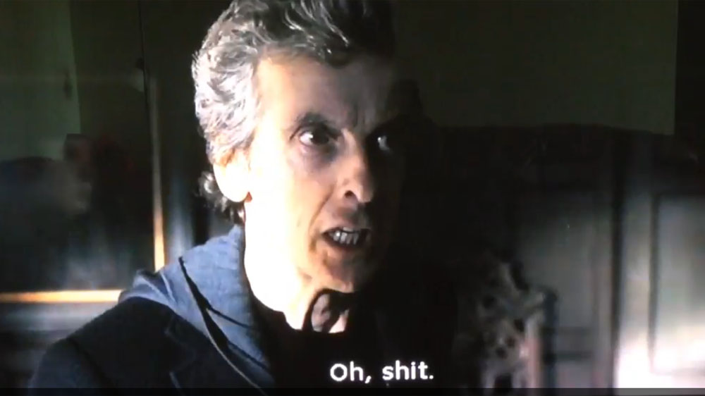 Peter Capaldi Doctor Who Oh Shit