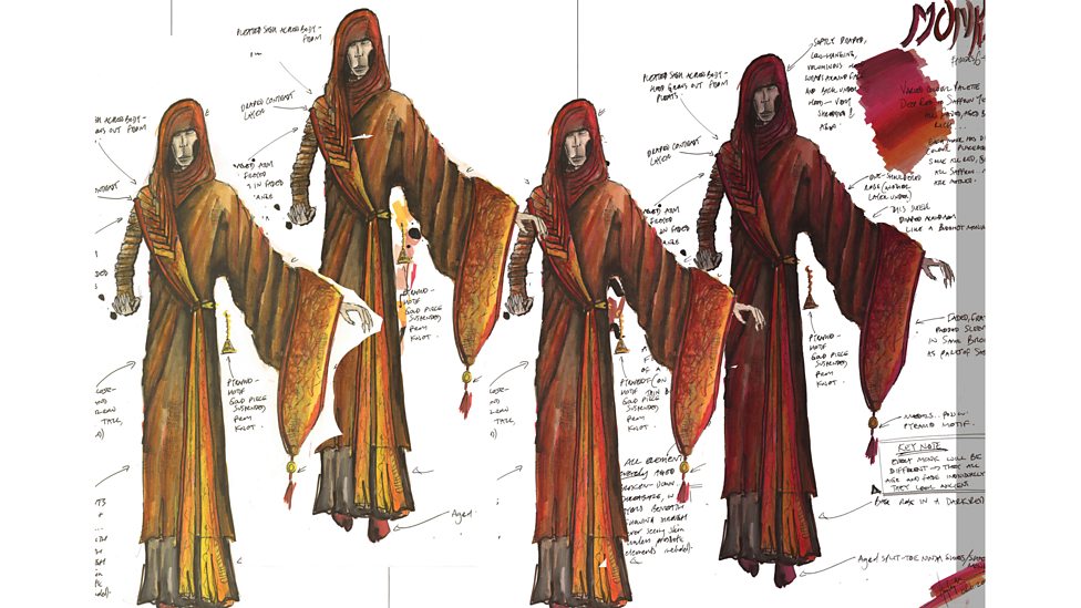 Monks Production Art Doctor Who Extremis
