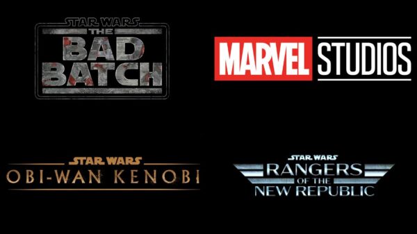 Disney plus logos star wars and marvel