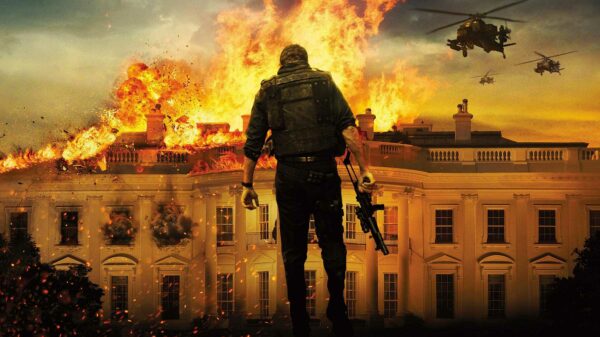 Olympus Has Fallen - exploding White House